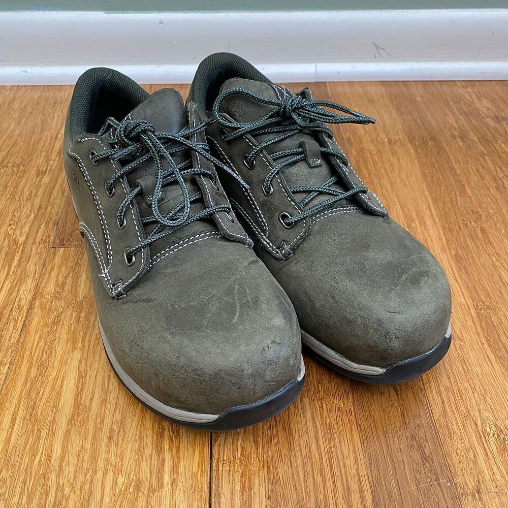 Red Wing Steel Toe Shoes Womens 9.5B Gray Comfort Pro Oxford SD Safety Workwear